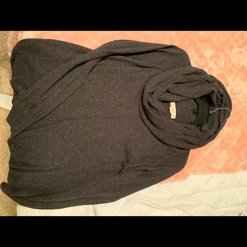 gray sweater